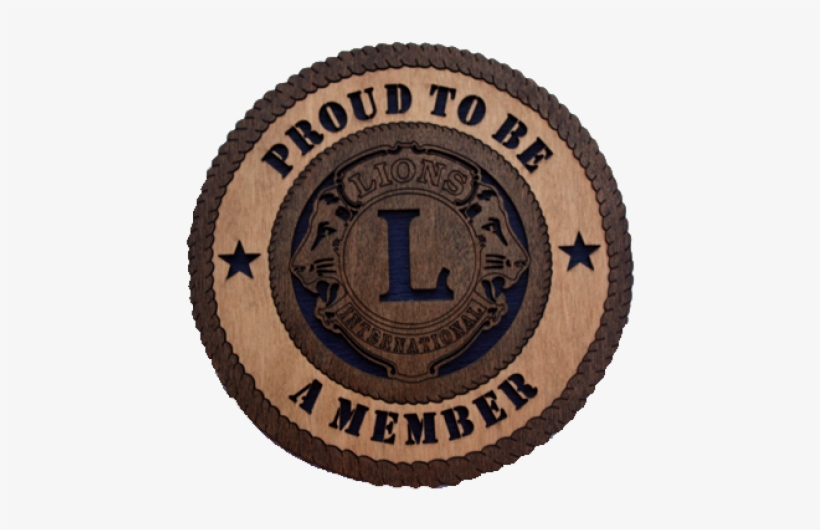 Lions Club Member Plaque - Embroidered Patch, transparent png download