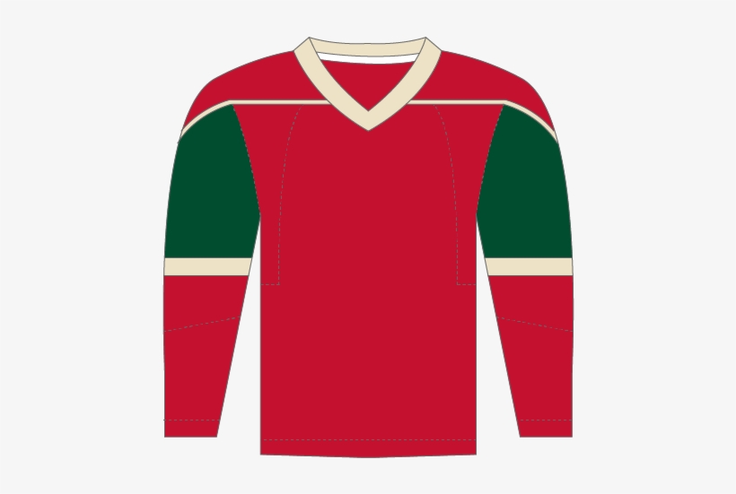 Minnesota Wild - Red - Front - Sweater, transparent png download