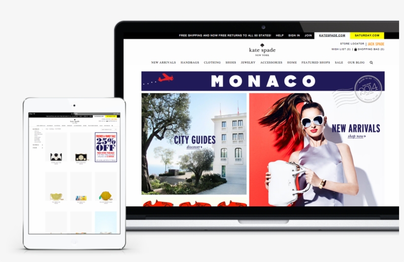 In Addition To Its Expansive Online Store, Kate Spade - Gif, transparent png download