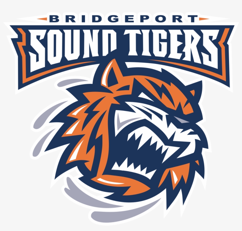 Bridgeport Sound Tigers - Bridgeport Sound Tigers Logo, transparent png download