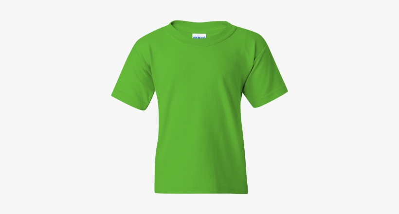 Gildan Heavy Cotton Youth T-shirt - Green Cotton T Shirts, transparent png download