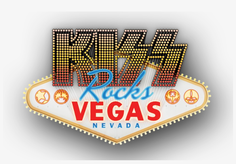 Kiss Rocks Vegas Logo, transparent png download