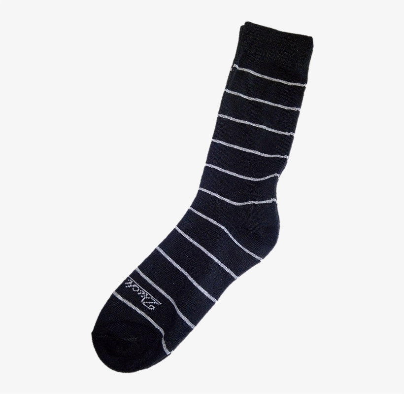 Negro Con Rayas - Sock, transparent png download