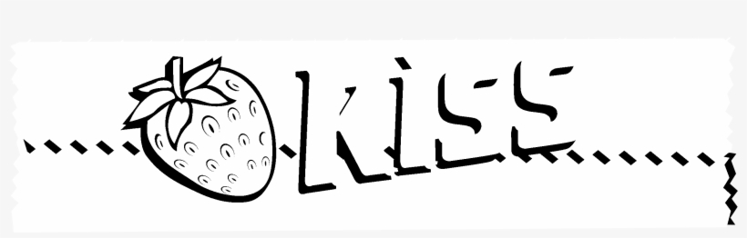 Kiss Logo Black And White - Kiss, transparent png download