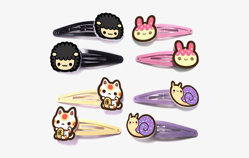 Hair Clip Png Image Background - Kawaii Hair Clips, transparent png download