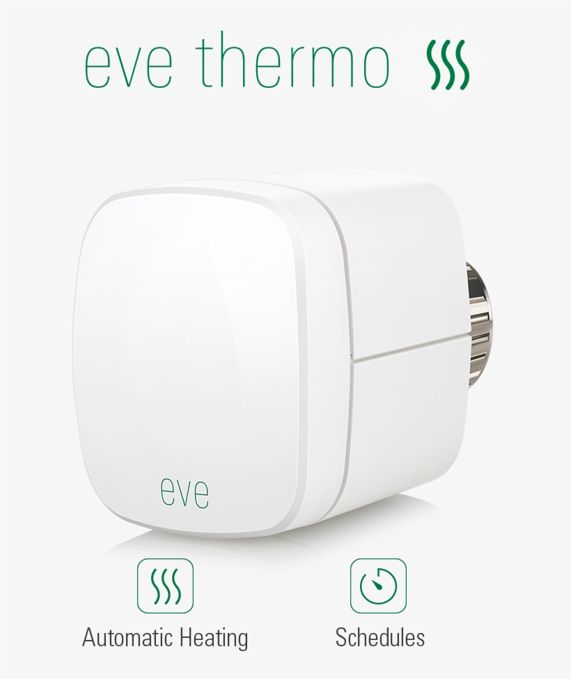 Elgato Eve Thermo - Metal, transparent png download