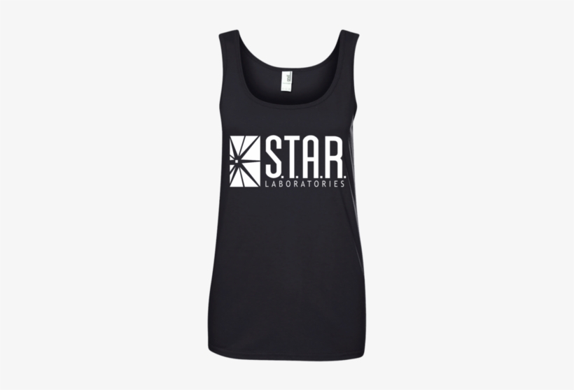 Top S T A R Labs Shirt Star Laboratories Shirt Black - Flash Star Labs Tanktop Women, transparent png download