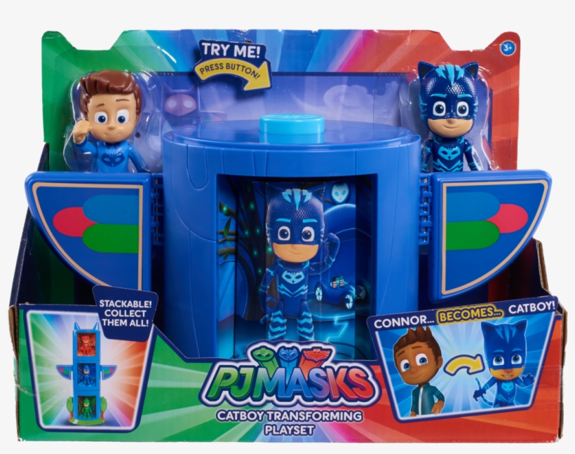 Pj Masks Transforming Figure ,catboy, , Large - Pj Masks Transforming Playset, transparent png download