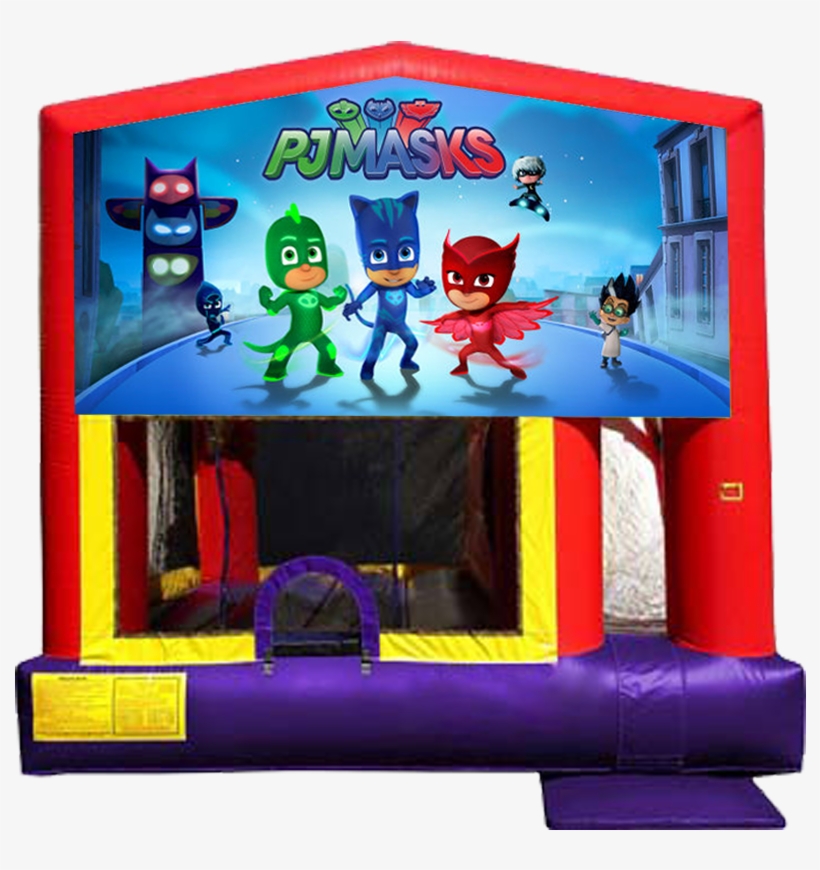 Need Pj Masks Themed Plates, Napkins And Party Favors - Pj Mask Bounce House, transparent png download