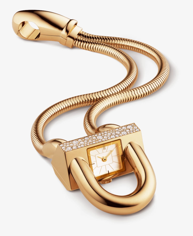 Cadenas Watch,gold - Open View - Vcaro4il00 - Van Cleef - Van Cleef & Arpels, transparent png download