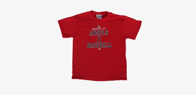 Los Angeles Angels Of Anaheim Youth Ac Property Of - Aviation Shirts, transparent png download