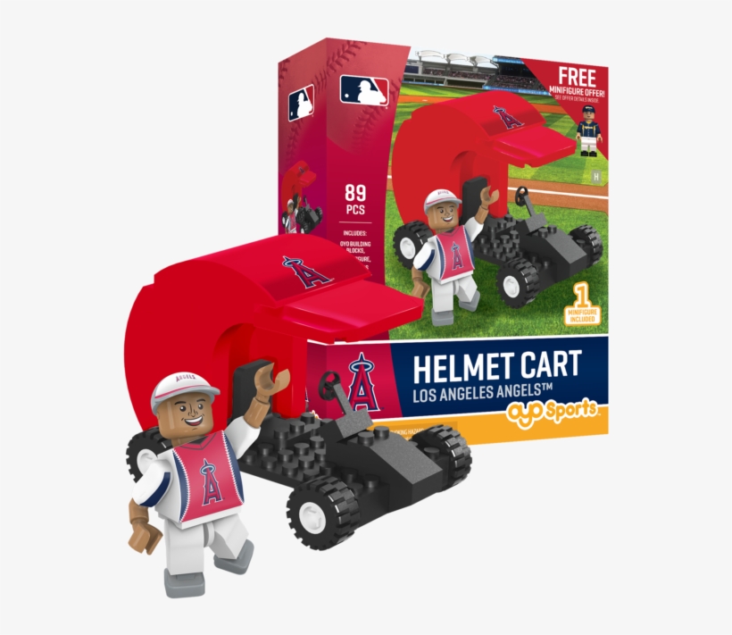 Los Angeles Angels Helmet Cart Set With Minifigure - Colorado Rockies Charlie Blackmon Oyo Sports Generation, transparent png download