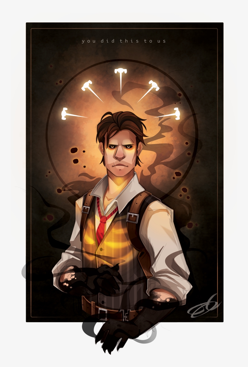 Anime, Debbiecolon, The Evil Within, Sebastian Castellanos, - Себастьян Кастелланос, transparent png download