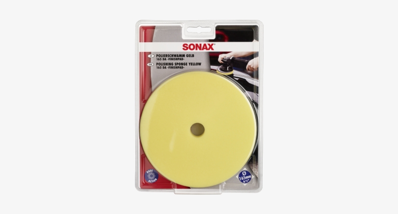 04935000 Sonax Polierschwamm Gelb - Sonax, transparent png download