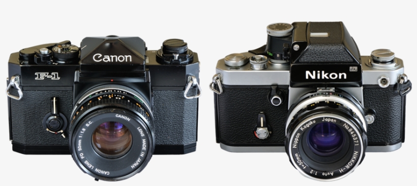 Nikon F2 Canon F-1 - Used Nikon F2 W/ 50mm 1.4 Non Ai [f] - Good, transparent png download