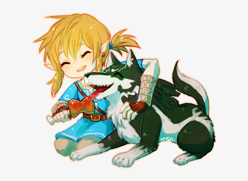 Can't Wait To Explore The New World With My Trusty - Chibi Breath Of The Wild Link, transparent png download