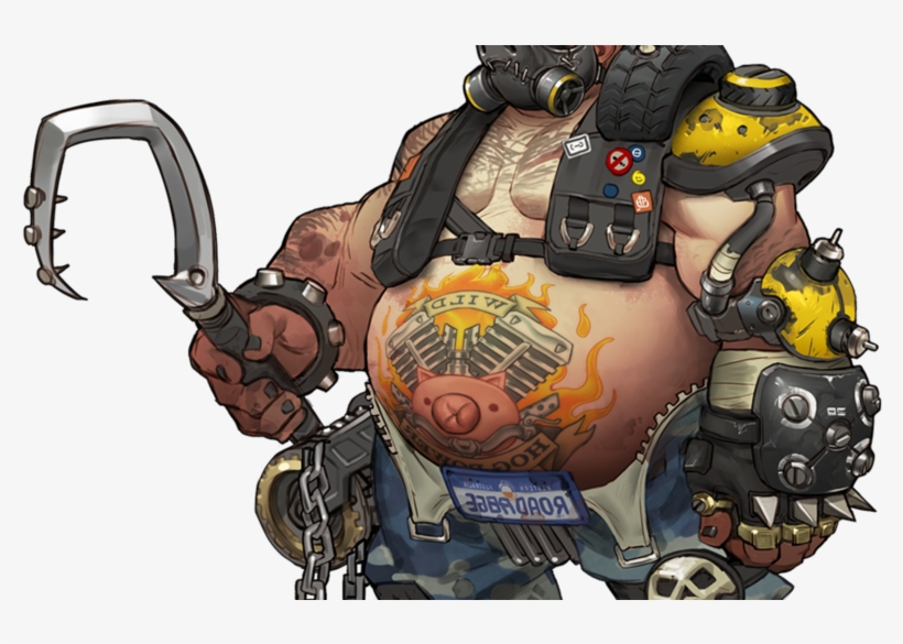 Loading Seems To Be Taking A While - Roadhog Overwatch Keychain Or Pendant, Oval Overwatch, transparent png download