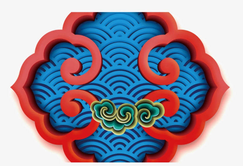 Vintage Pattern, Festive - Circle, transparent png download