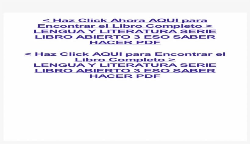 Lengua Y Literatura Serie Libro Abierto 3 Eso Saber - La Mano En El Espejo, transparent png download