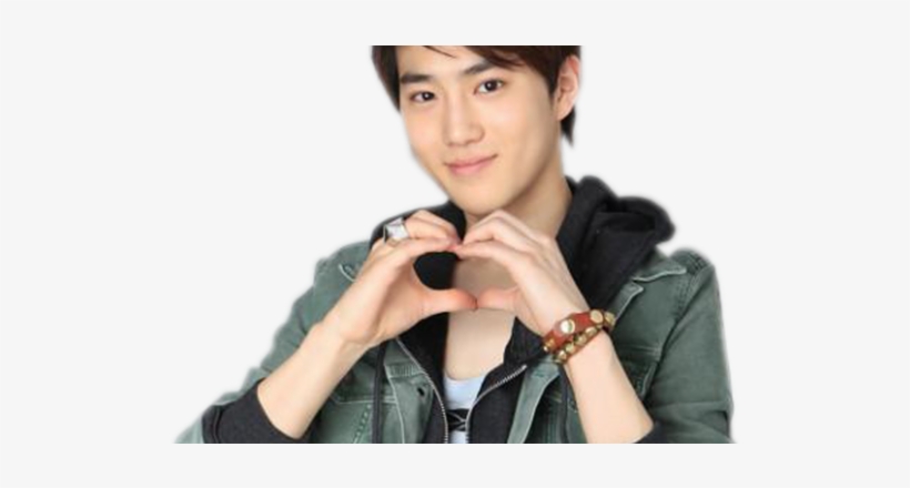 The Little Suho Fan - Exo Suho Heart, transparent png download