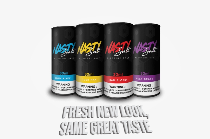 This Juices Is Specifically Use Only With Low Wattage - Nasty Salt Logo, transparent png download