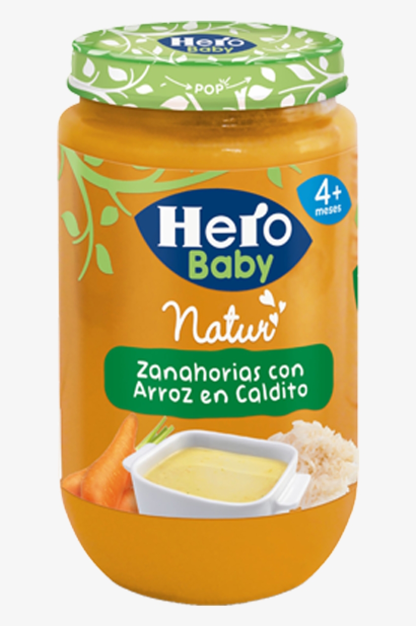 Babynatur Zanahorias Al Vapor Con Arroz En Caldito - Hero Baby Zanahoria Con Arroz En Caldito, transparent png download