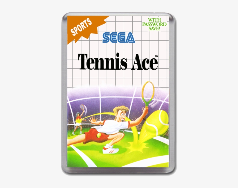 Tennis Ace Sega Master System Game Inspired Fridge - Tennis Ace Master System, transparent png download