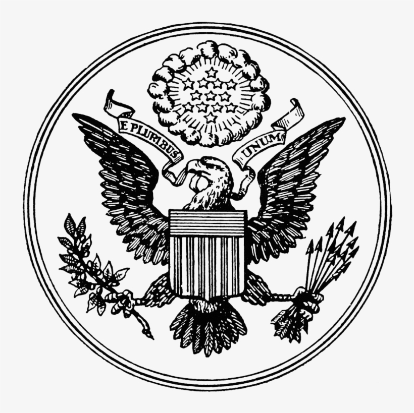 Usarmy Seal - American Double Headed Eagle, transparent png download