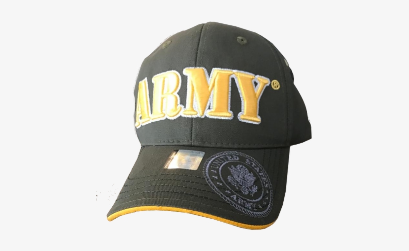 Army Seal On Brim Of Hat - Baseball Cap, transparent png download