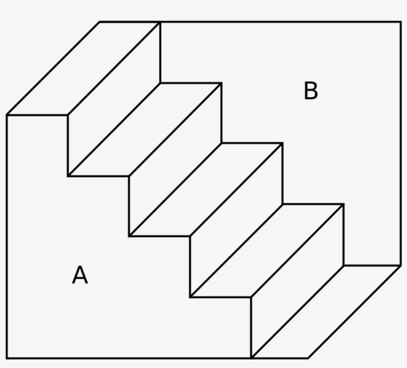 Schroder Stairs Clipart Schroeder Stairs Staircases - Stairs Black And White Drawing, transparent png download