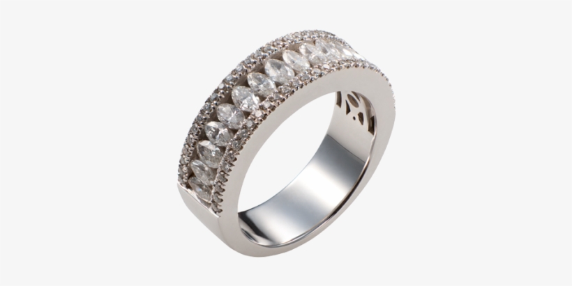 Donde Se Llevan Las Alianzas De Diamantes - Diamond, transparent png download