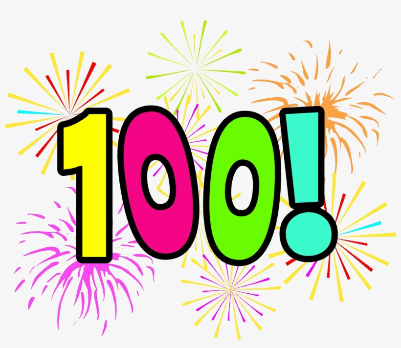 Banner Black And White Freebie Archives The Schoolhouse - 100th Day Of School Png, transparent png download