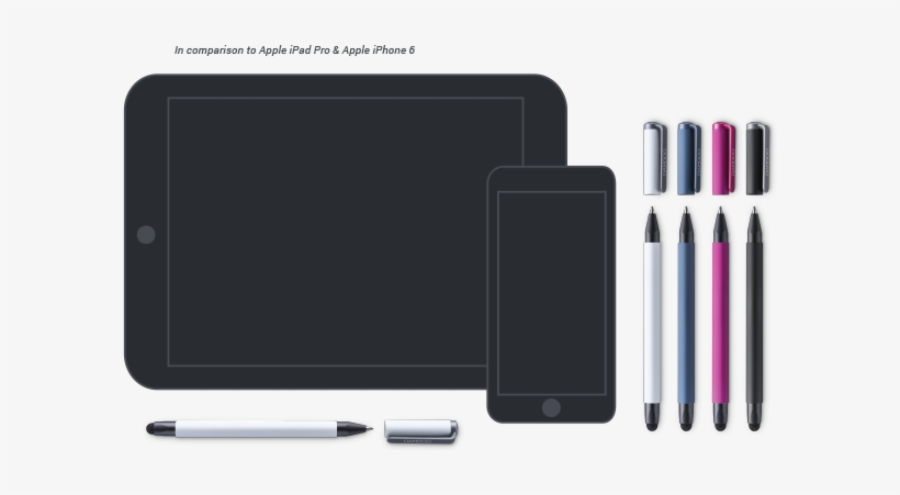 Bambooduo Specsthumbnail - Wacom Bamboo Duo Stylus (4th Gen, Black), transparent png download