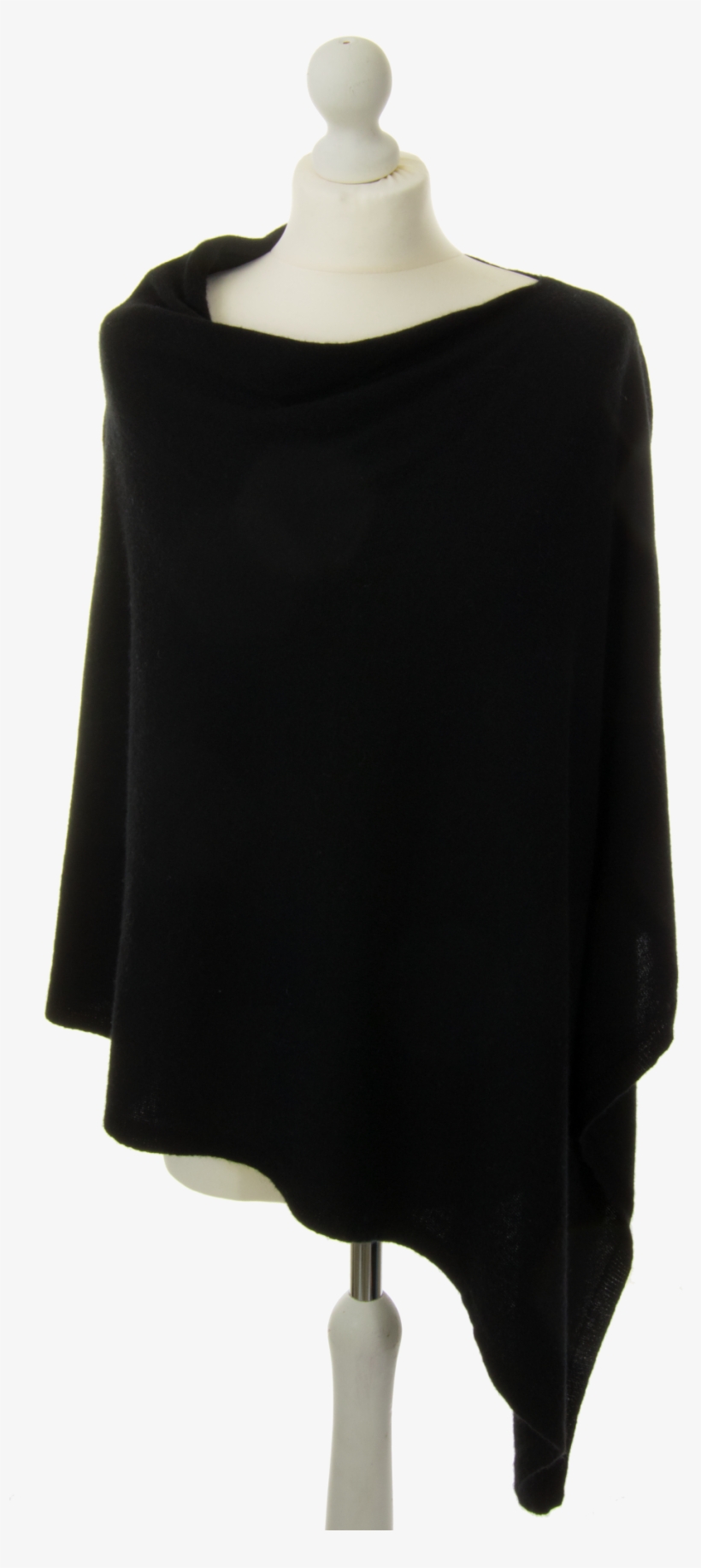 Black Poncho - Wool, transparent png download