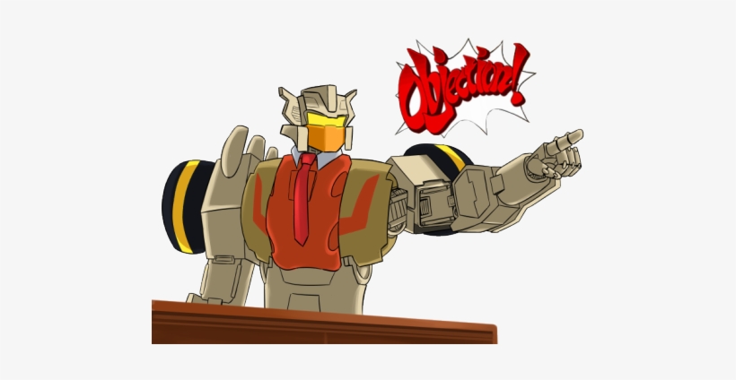 “brainstorm's Hearing Was A Lot More Subdued Than I - Phoenix Wright Objection, transparent png download