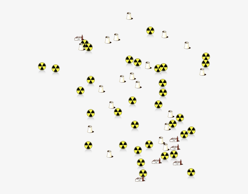 Carte Centrales Nucl - Nuclear Power, transparent png download