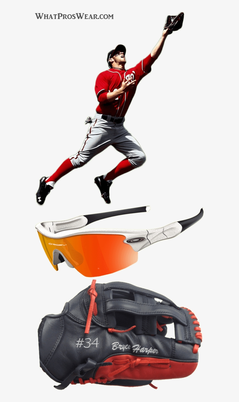 Bryce Harper Glove, Bryce Harper Akadema Glove, Akadema - Oakley Radar Pitch, transparent png download