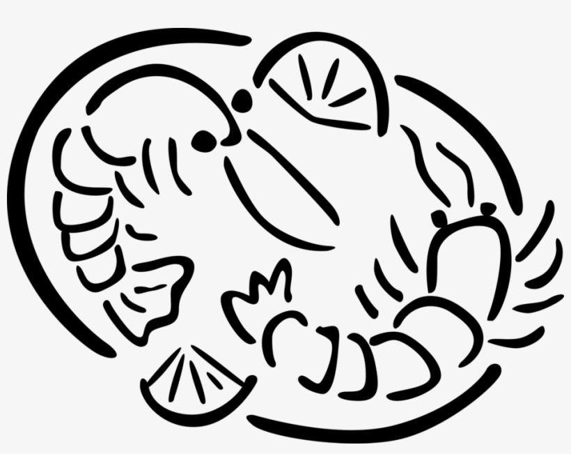 Vector Illustration Of Clawed Marine Crustacean Lobster, transparent png download