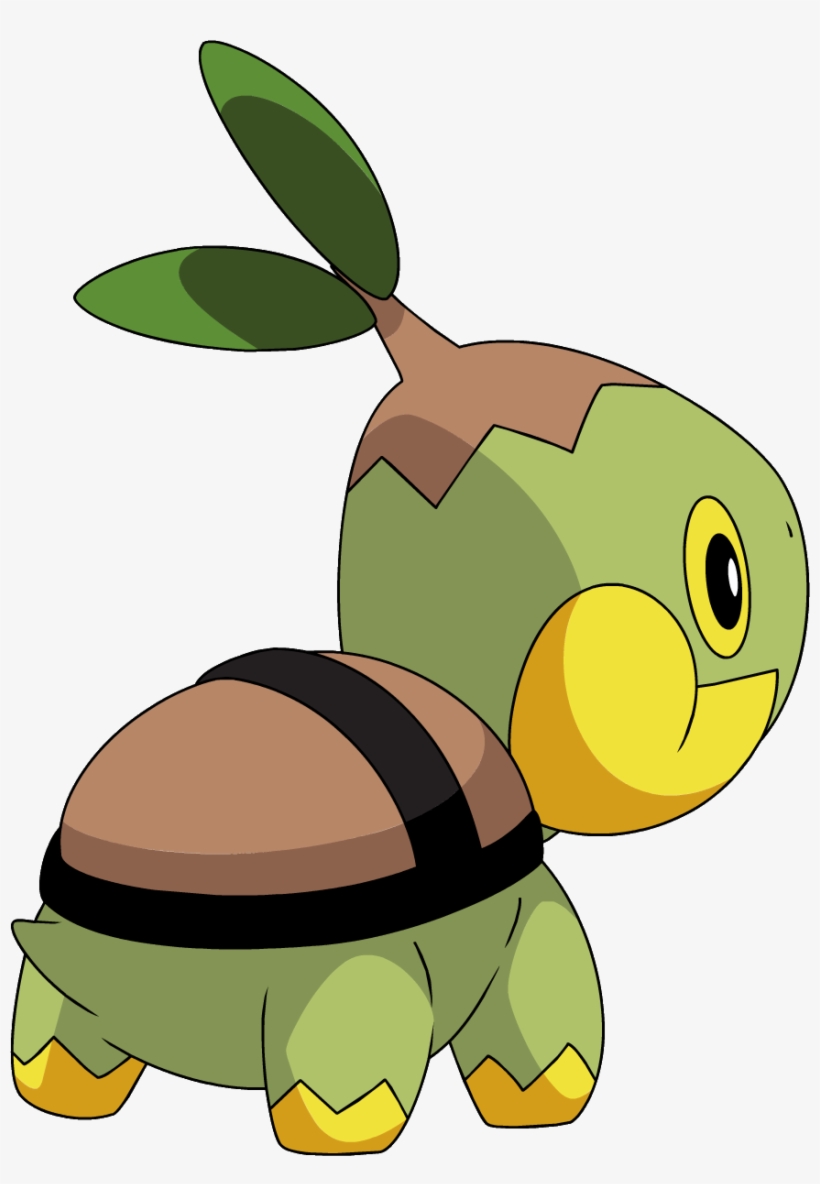 387turtwig Dp Anime 4 - Pokemon Turtwig Png, transparent png download