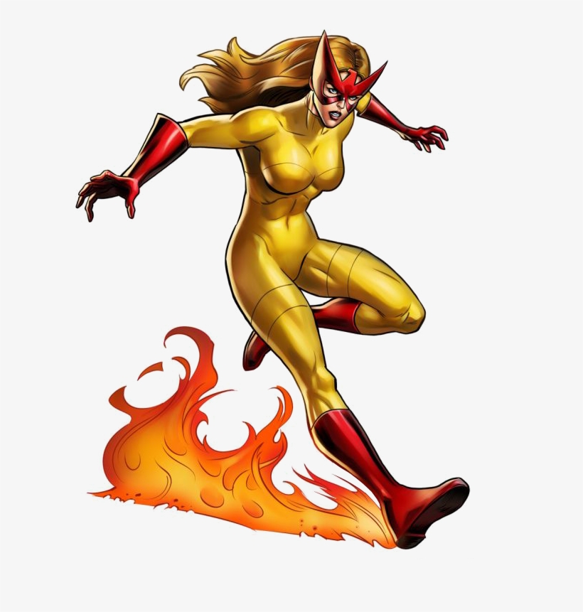 Spitfire Portrait Art - Firestar Marvel Avengers Alliance, transparent png download