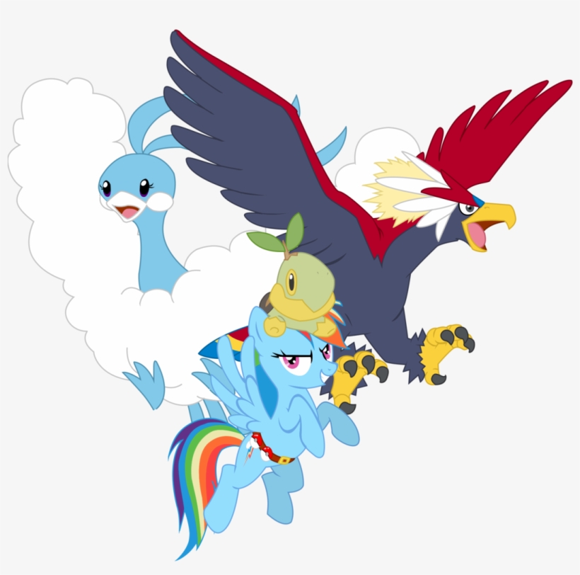 Seaandsunshine, Bird, Braviary, Crossover, Female, - Pokémon, transparent png download