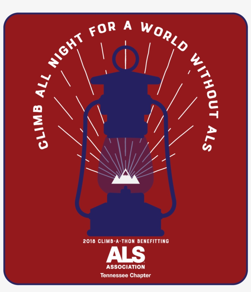 We're Climbing All Night To Raise $20,000 For The Als - Label, transparent png download