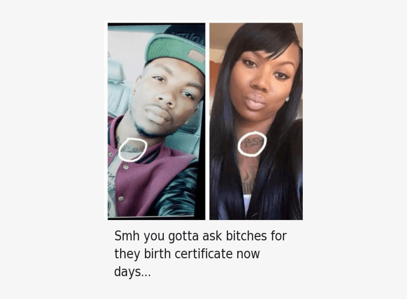 Bitch, Confused, And Smh - Best Transgender Before And After, transparent png download