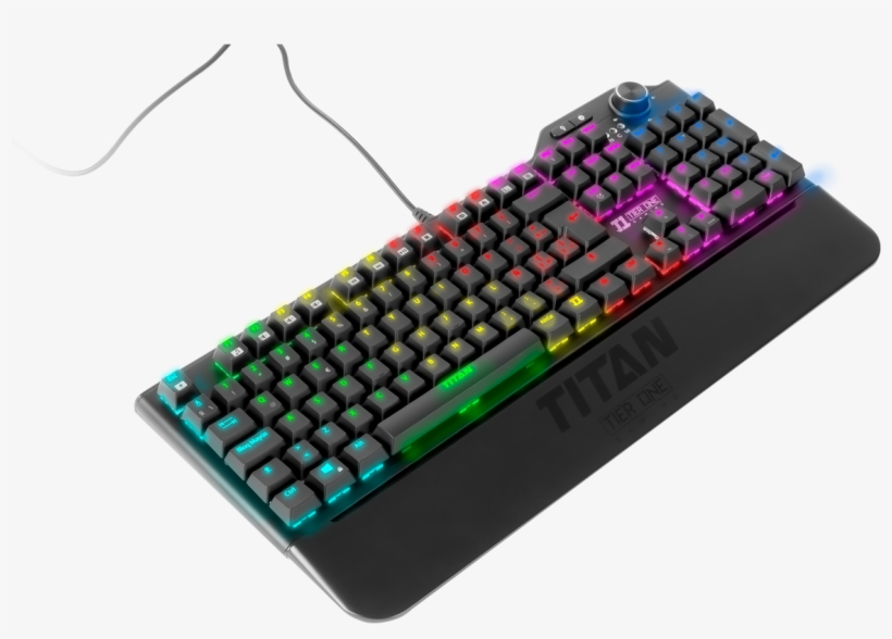 Teclado Gamer Mecánico T1 Titan Rgb, transparent png download