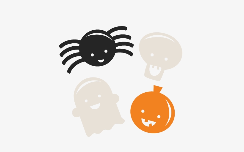 Halloween Icons Scrapbook Cut File Cute Clipart Files - Scalable Vector Graphics, transparent png download