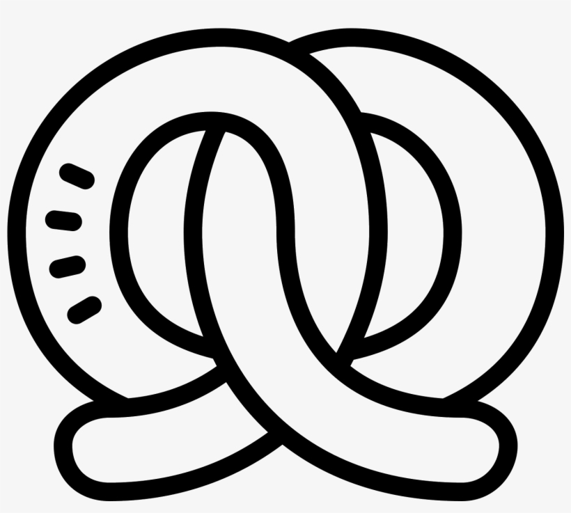 It Is An Icon Of A Pretzel - Icon, transparent png download