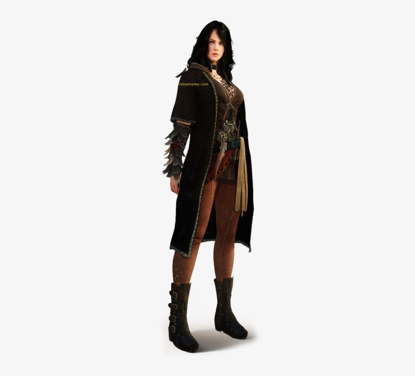 Big-color - Black Desert Hechicera, transparent png download