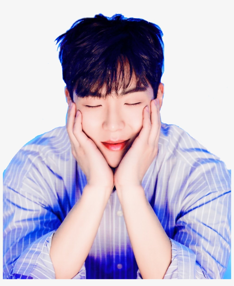 Png Sticker Shownu Monstaxshownu Monstax Kpop Skyblue - Monsta X, transparent png download