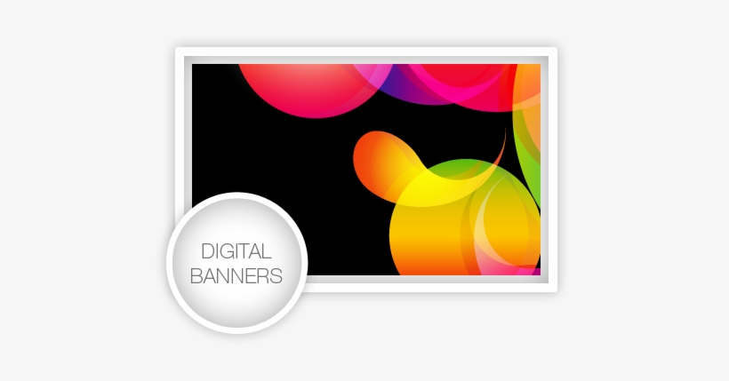 Digital Banner Design Services - Circle, transparent png download