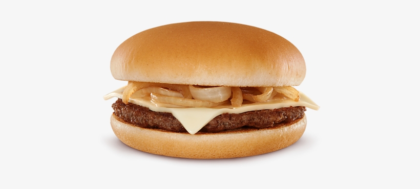 Grilled Onion Cheddar Burger - Mcdonald's Onion Burger, transparent png download